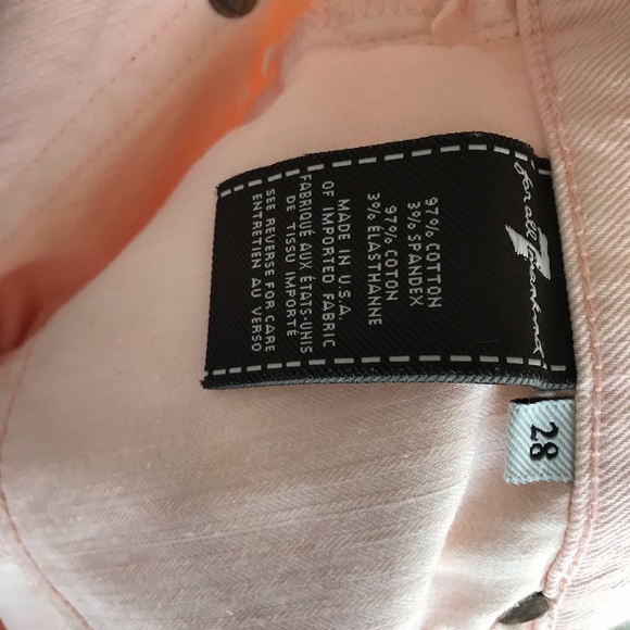 7 For All Mankind/ Pink Denim - Picture 4 of 7